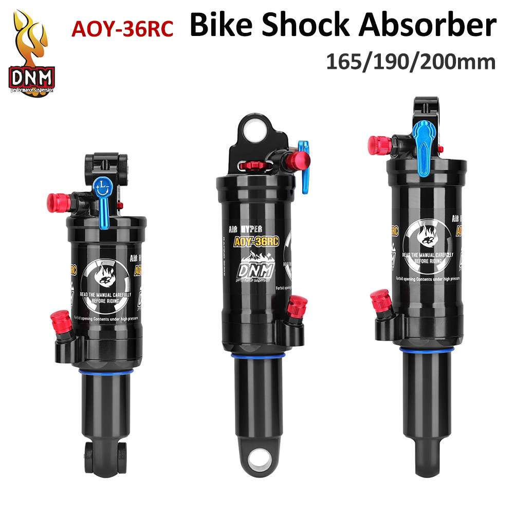 Peredam Kejut Sepeda DNM AOY-36RC 165mm 190mm 200mm Suspensi Udara Aluminium Alloy MTB Sepeda Gunung