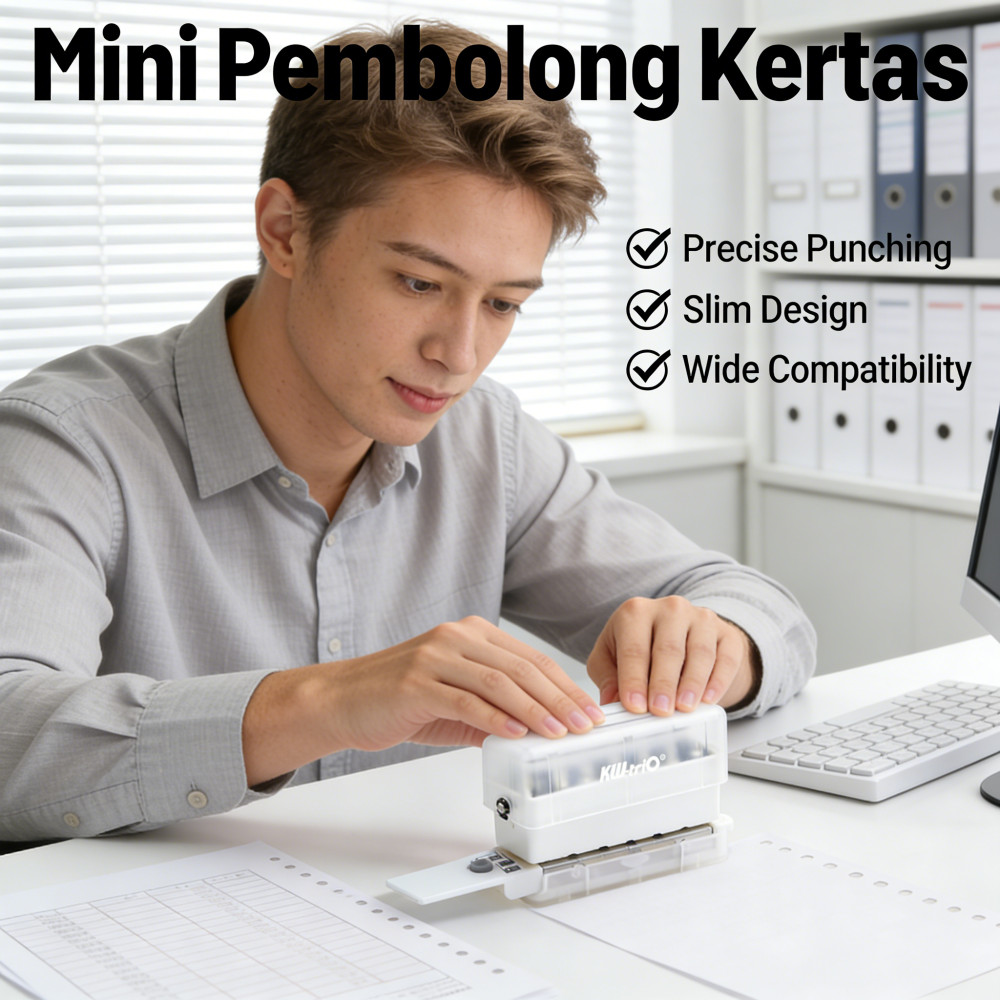Kertas Mini 6 Lubang Pelubang A5 B5 Pons Motif Kertas