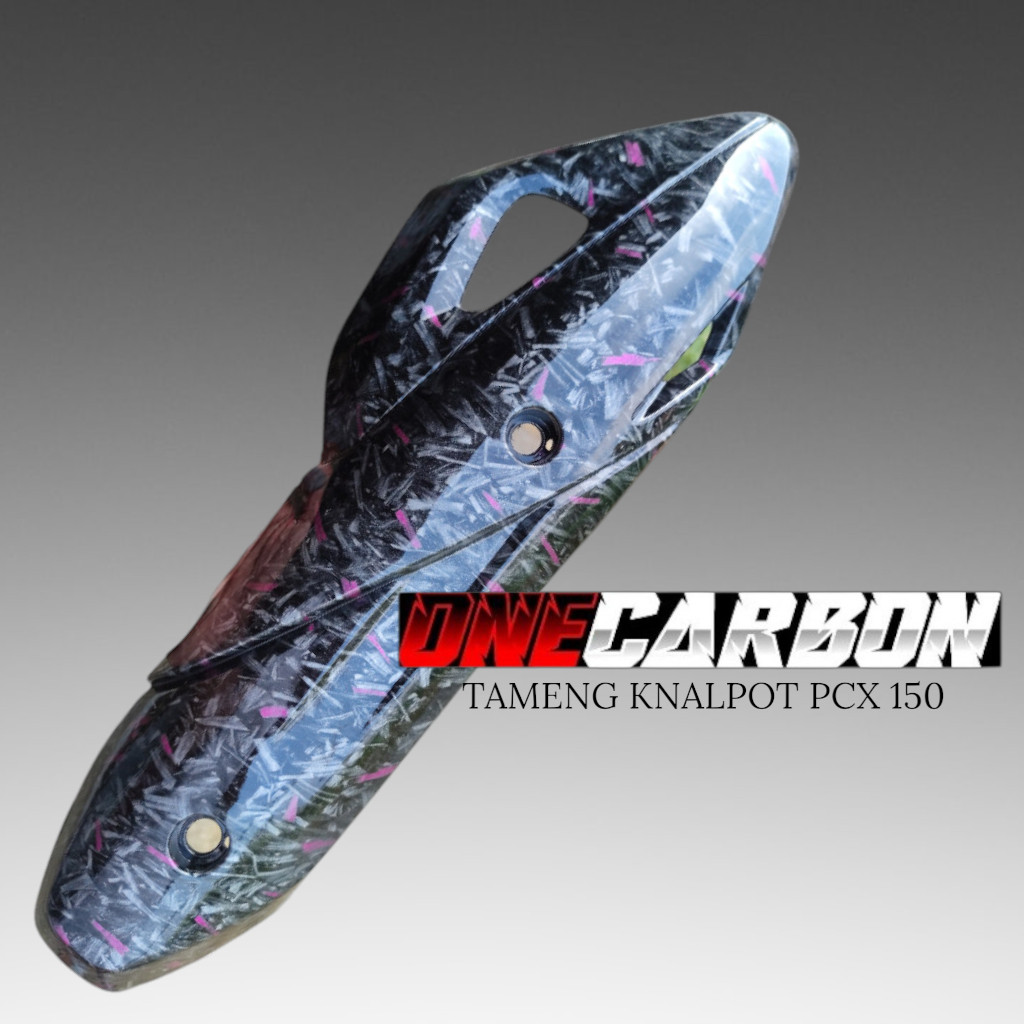 Forged pink tutup tameng knalpot pcx150 ONECARBON VARIASI27