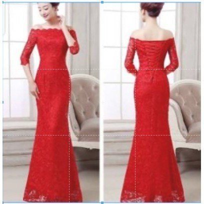 Solani Gaun pengantin mermaid / gaun mermaid