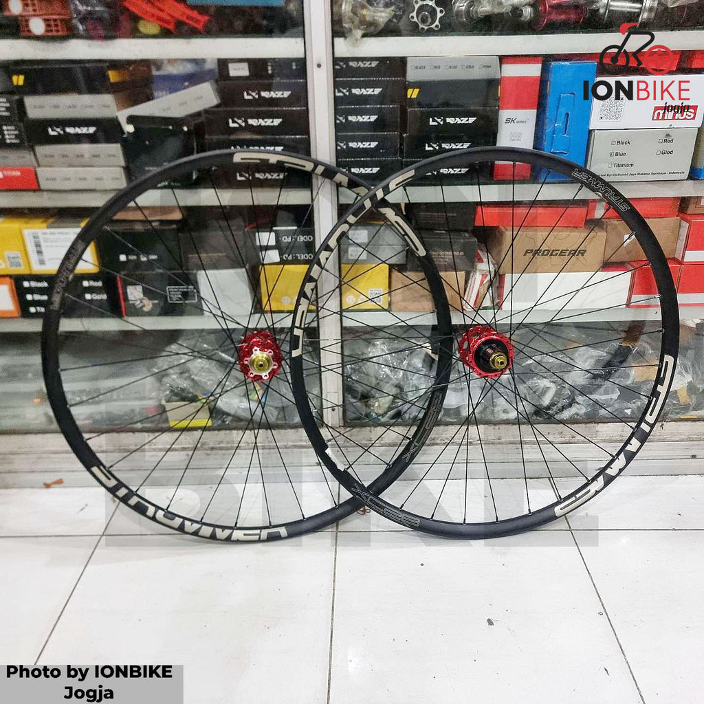 Wheelset Rakitan Strummer XC28 29 700c With Hub Minus M782 8 Pawl Discbrake 6 Bolt - XC-28 Inch 700 