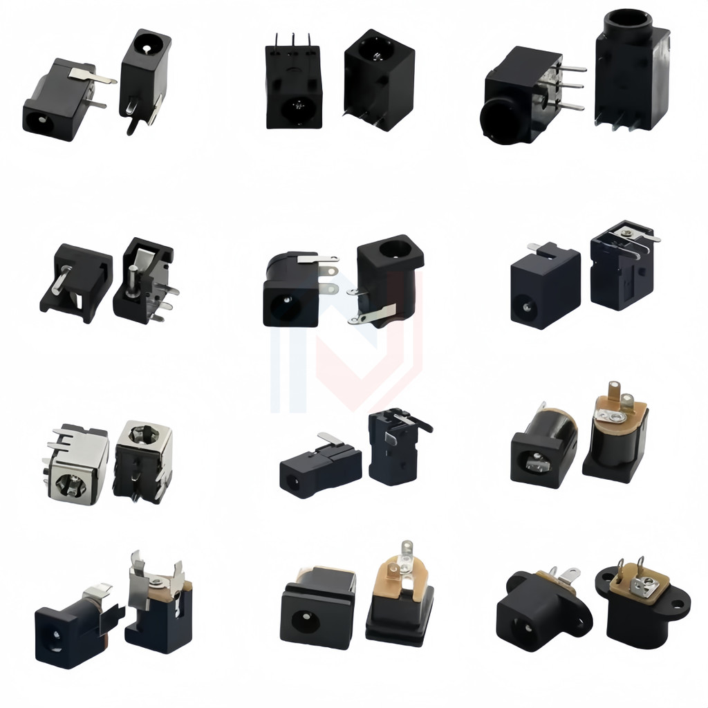 DC002/004/DC005/015 Power Socket 3.5x1.3mm 5.5x2.1mm 5.5x2.5mm DC Power Socket USB Three-Leg Direct 