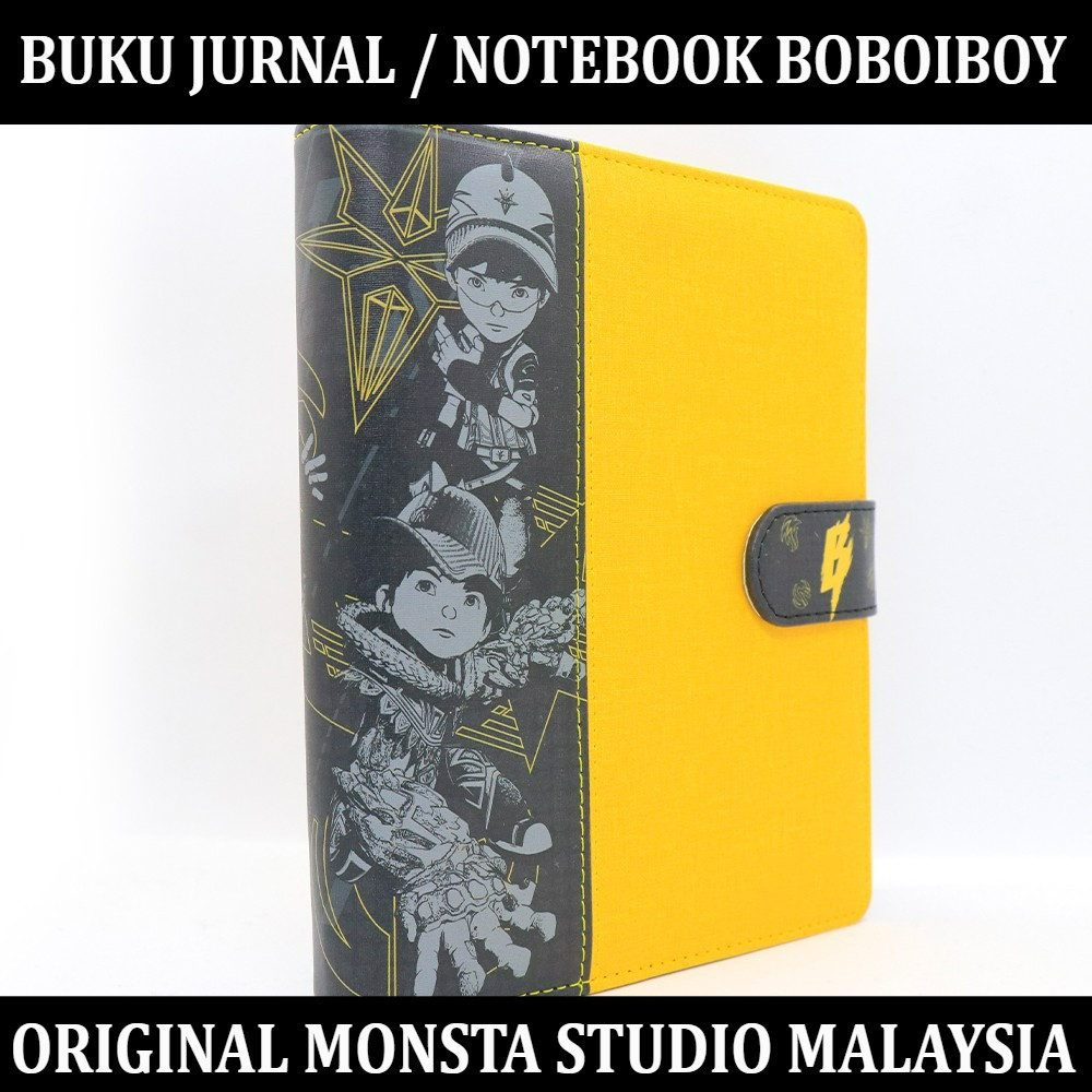 Buku jurnal Diary BoBoiBoy Limited Edition Undated Journal Planner Monthly Weekly Schedule Book orig