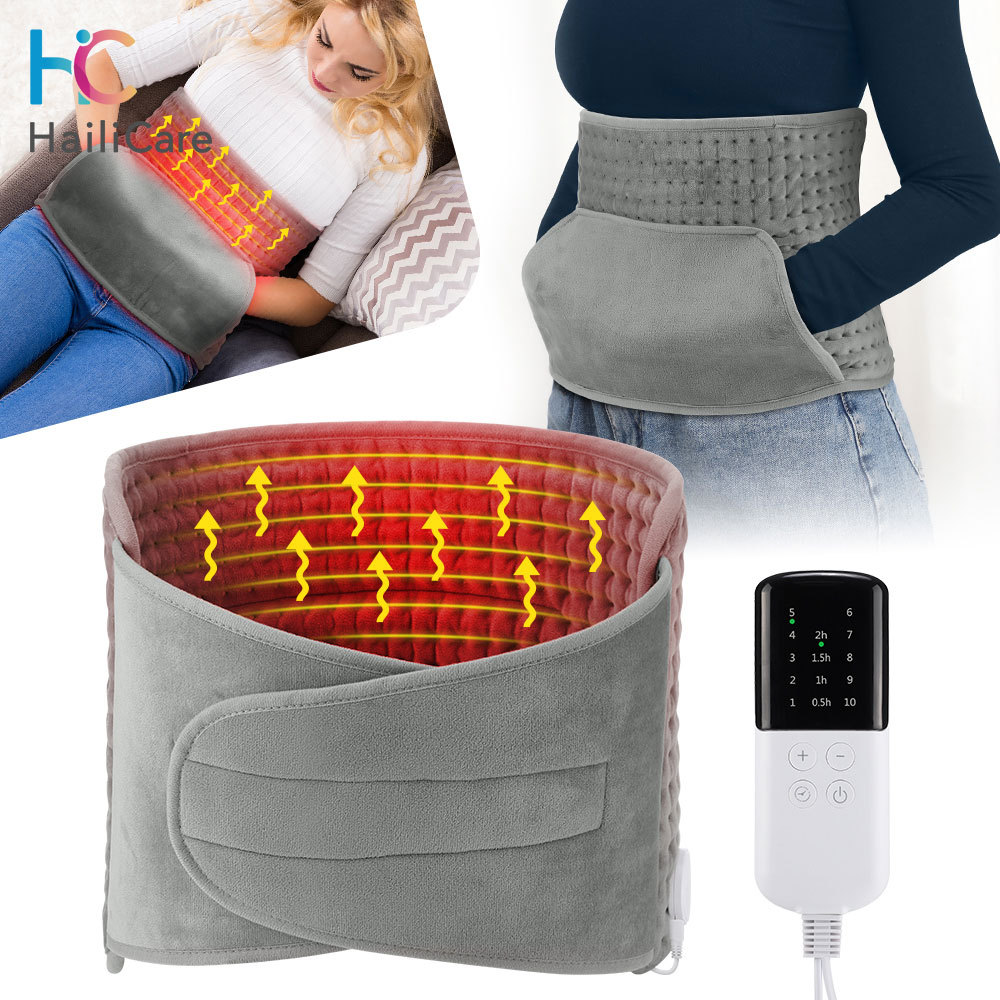3/9/10 Levels Graphene Heating Uterus Warming Belt Menstrual Heating Pad For Menstrual Cramp Lumbar 