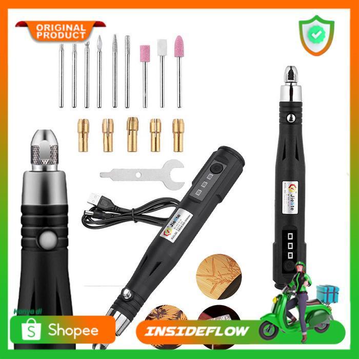 Alat Bor Listrik Mini USB Portable DIY Kerajinan Mini USB Portable Polishing Grinder Alat Ukir
