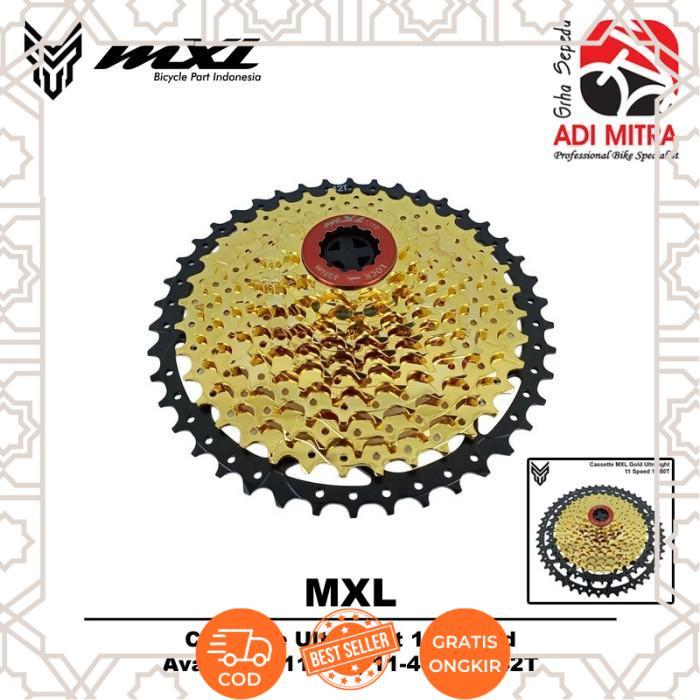 MXL Gold Ultralight Cassette Sprocket 11 Speed - 11-46T -Eclips