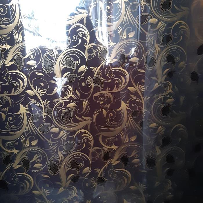 New Pets Store FIBER PAGAR TEBAL 0,6 mm NEW BATIK EMAS UV PROTECT PLASTIK TUTUP PAGAR - Hitam