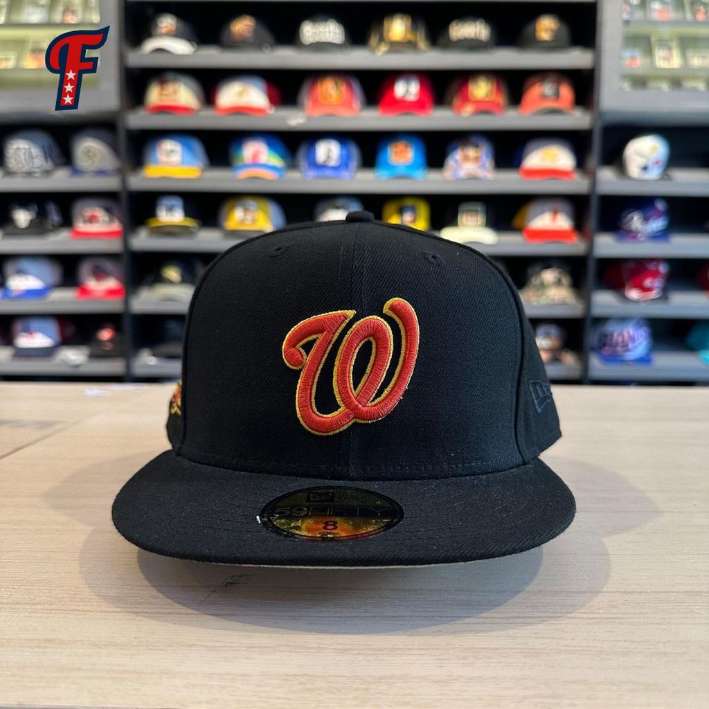 Topi New Era MLB Washington Nationals Special Release Patch Black 59FIFTY Baseball Fitted Hat