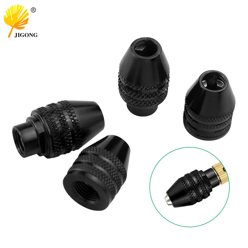 9/32-40 chuck bor mini chuck tanpa kunci untuk dremel Aksesoris Alat Putar 0.4-3.4mm chuck bor kecil