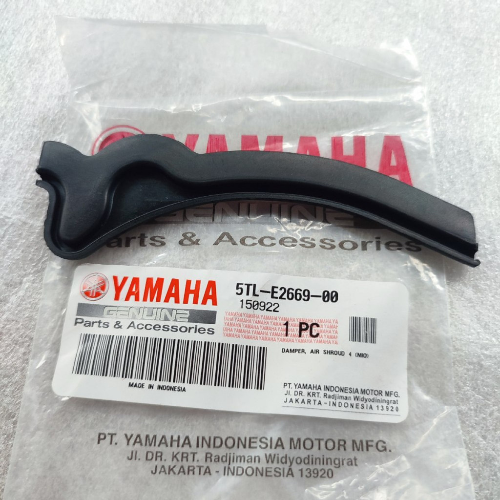 KARET DAMPER COVER TUTUP MESIN KIRI MIO SPORTY SMILE NOUVO ORIGINAL 5TL-E2669-00