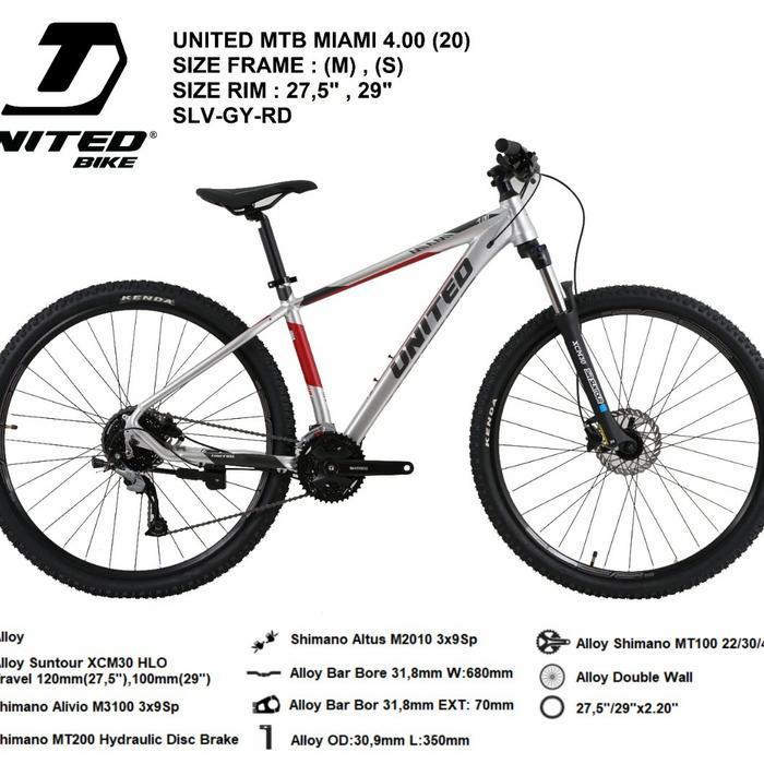 sepeda MTB 27.5 United Miami 4 series 9 - 27,5 Inch