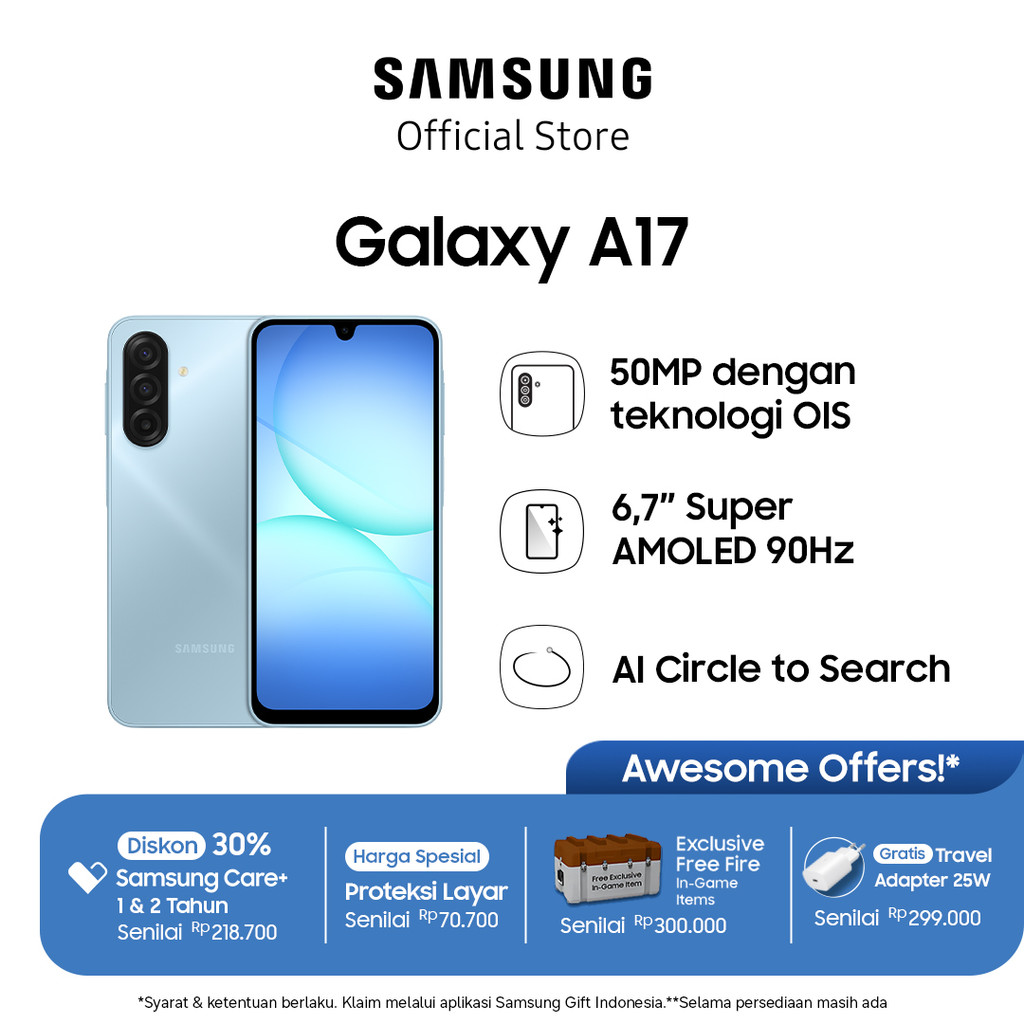 Samsung Galaxy A17 8/256GB - Light Blue
