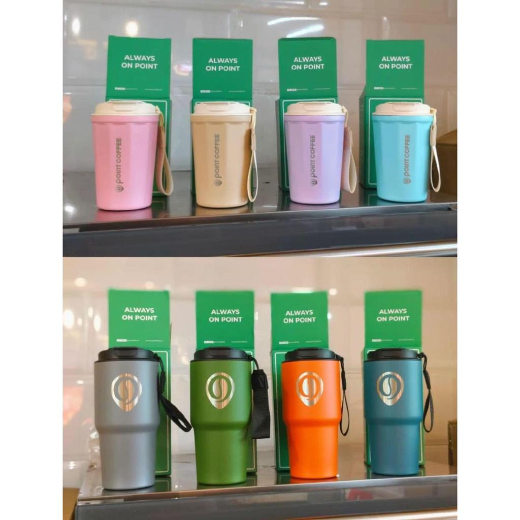 Tumbler Point Coffee Original – Botol Minum Premium Stainless + Strap