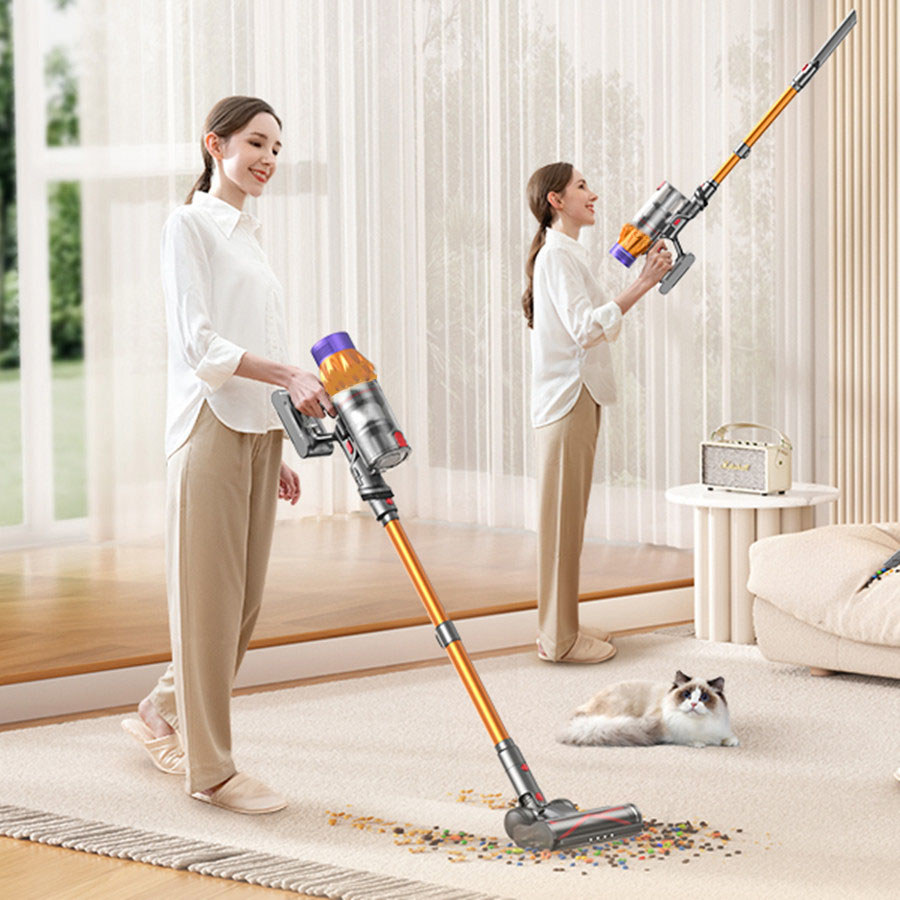 Household Brushless Vacuum Cleaner, Large Suction 550W High Power 35000PA Multi-function Handheld Pe