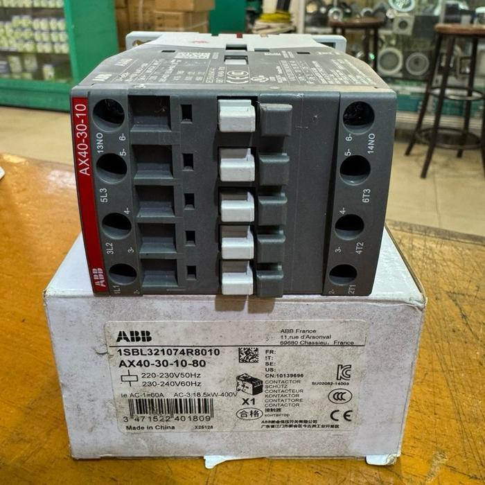 KONTAKTOR ABB AX40-30-10 220-240V 60A ORIGINAL