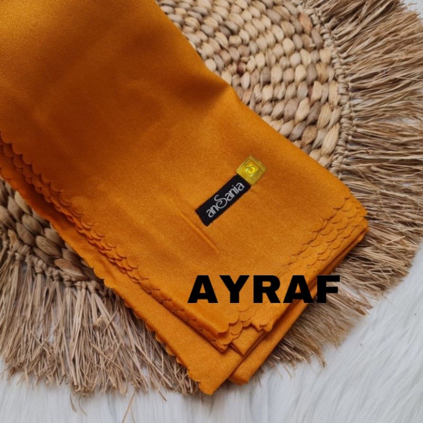 hijab segiempat shinar ansania glamour lacer cut size 110x110/Kerudung shinar glamour Ansania Lacer 