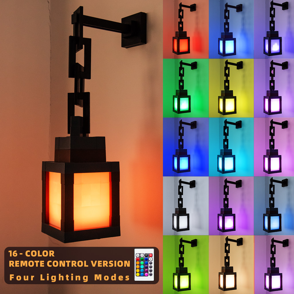 My world around the night light with the same pixel lamp bedside LED atmosphere light Creative Lante