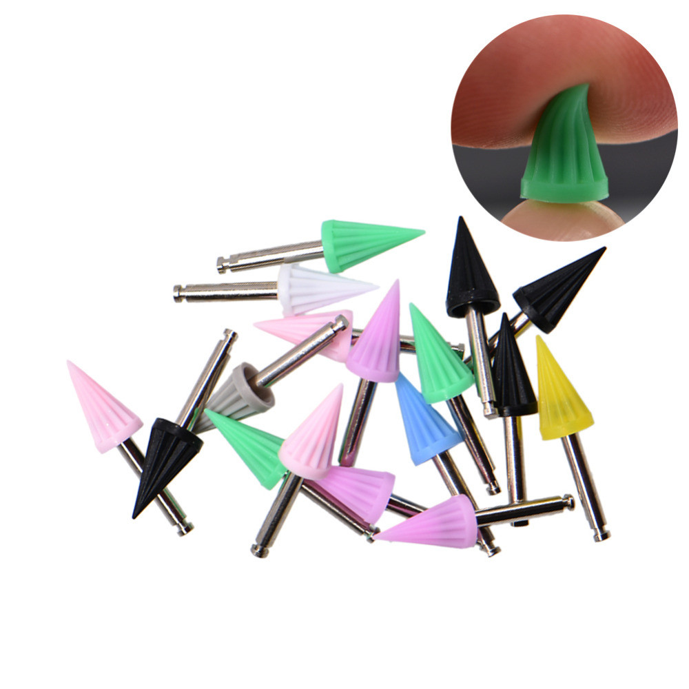 10pcs Dental Polishing Cup Dental Benng Maine Polishing Brush Polisher Prophy Cup Oral Hygiene Denta