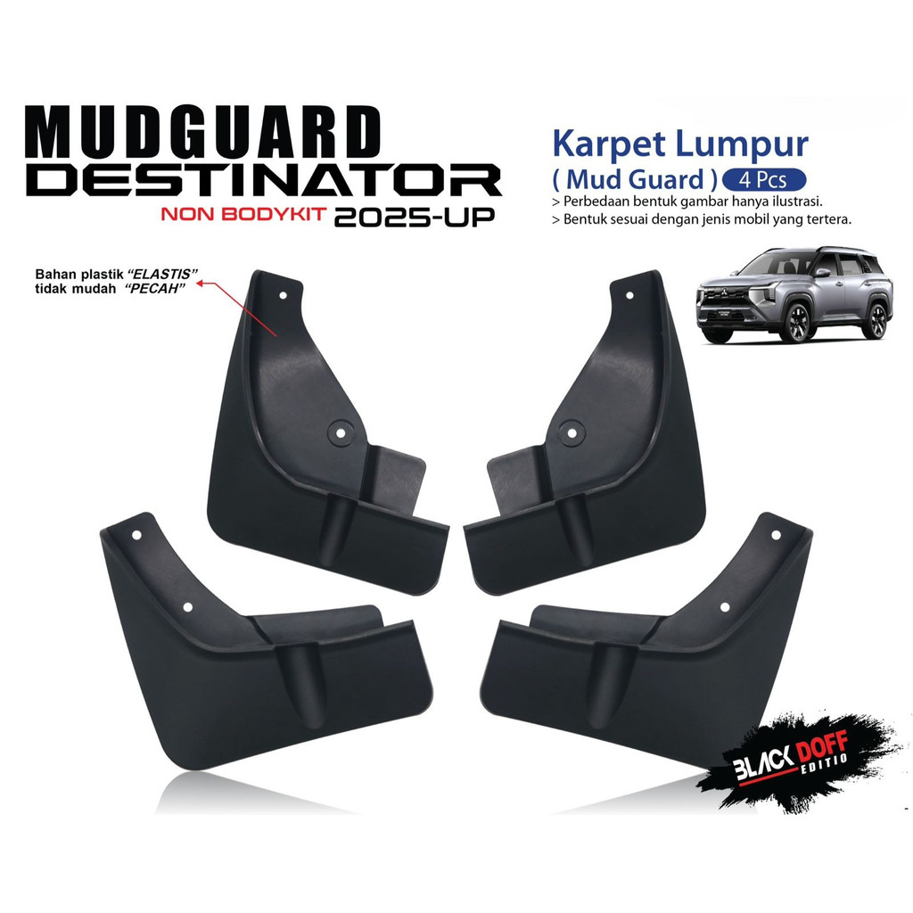 Mudguard Mitsubishi Destinator PNP / Karpet Lumpur Destinator