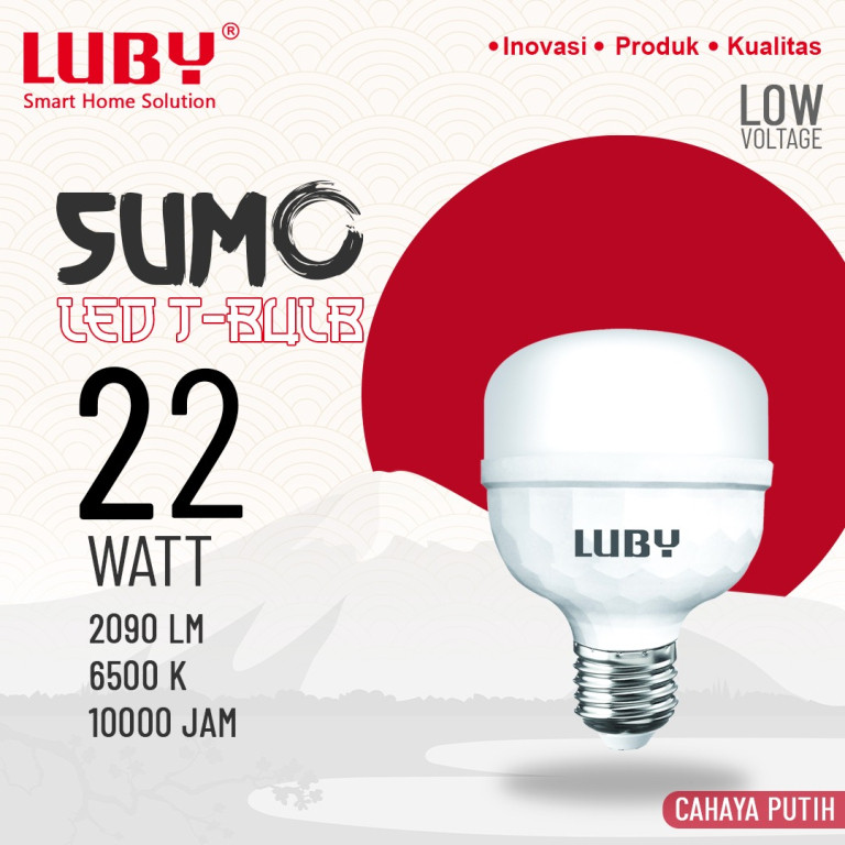 Lampu LED LUBY Sumo 22 Watt / Luby Sumo 22 Watt 2090lm 6500k