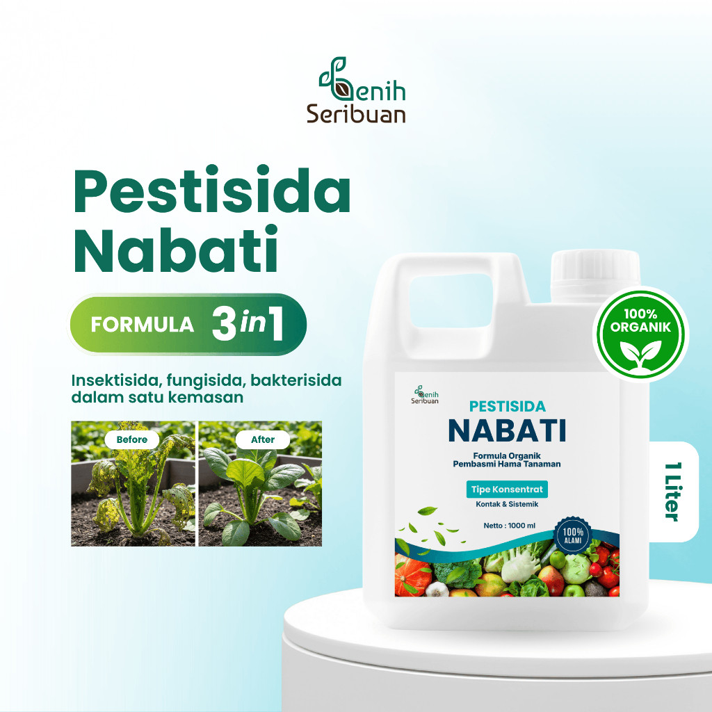 Pembasmi Hama Tanaman Organik 1 Liter - Pestisida Nabati untuk Kutu Putih dan Ulat
