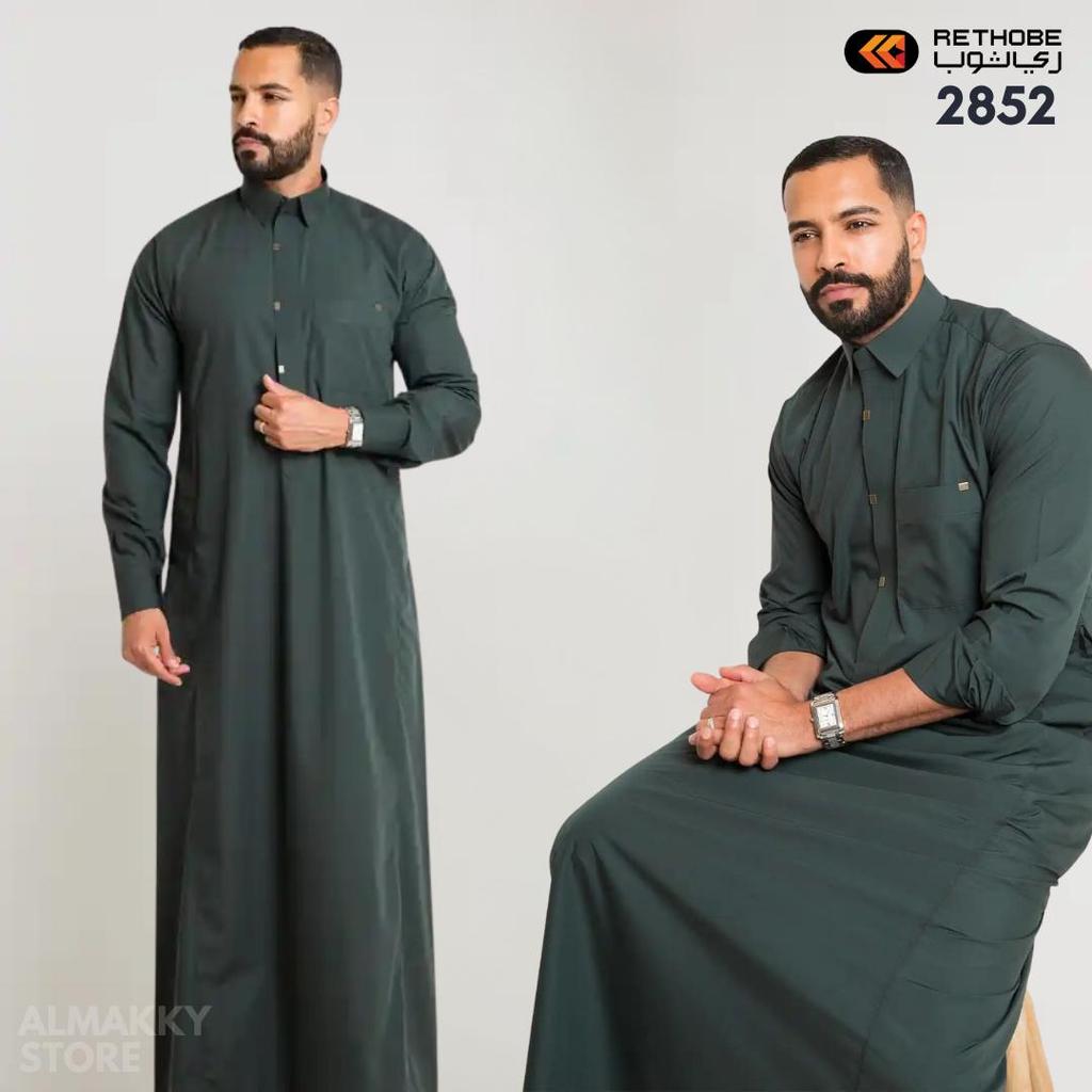 RETHOBE NEW SERIES 2852 - Gamis Pria Premium Kasual Pemuda Kalcer Saudi Arabia Almakky Store