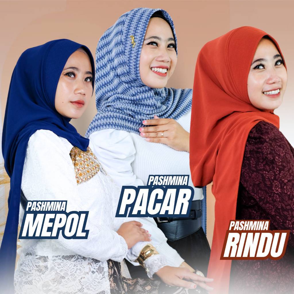HIJAB MU ll Pasmina MEPOLxRIMOTxRINDU Kerudung Panstan Pashmina Instan Ceruty Digital Printing Hijab