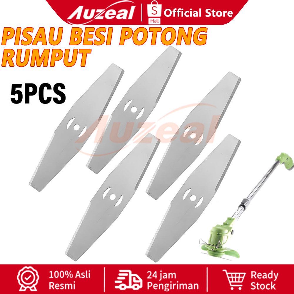 Auzeal 5Pcs Pisau Mesin Potong Rumput/Pisau Potong Rumput/Mata Pisau Mesin Potong Rumput/Pisau Poton