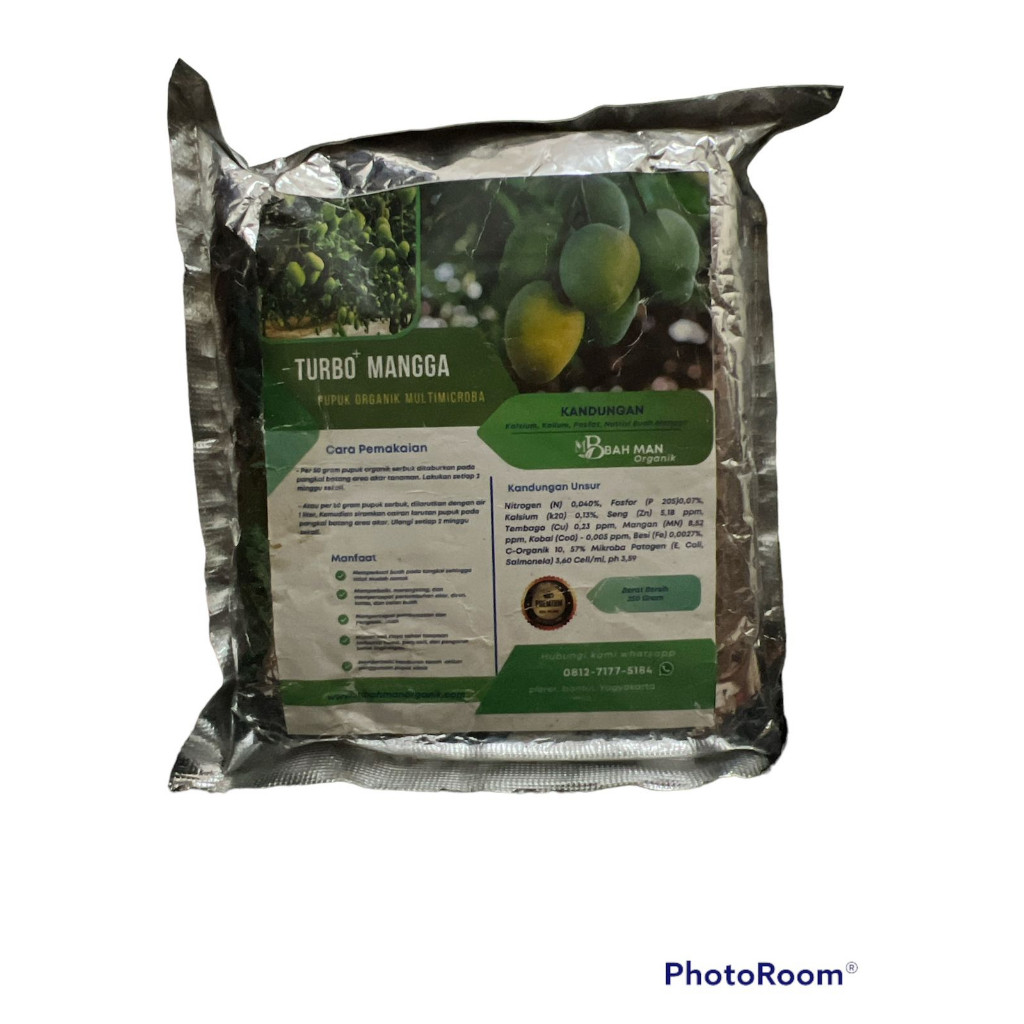 Pupuk Turbo Organik Perangsang Buah Lebat 250gr – Pupuk Buah Mangga Durian Alpukat COD
