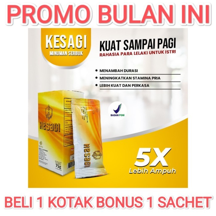 KESAGI Asli Original 100% BELI 1 BONUS 1 Sachet Madu Herbal KESAGI