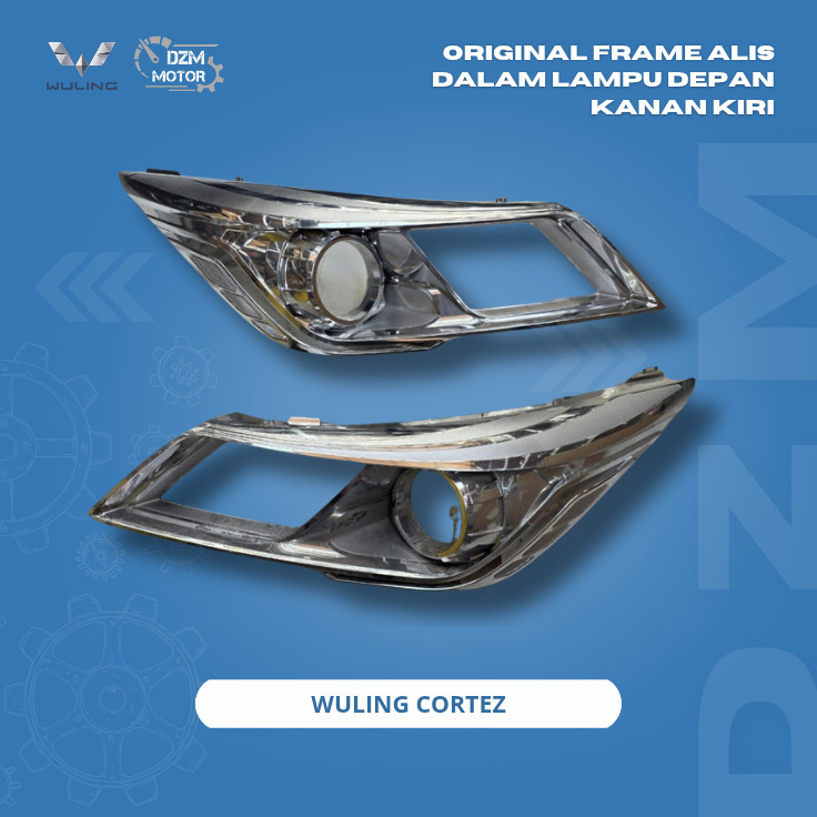 Original Frame Alis Dalam Lampu Depan Lensa 1 Kanan Kiri Wuling Cortez Lensa 1