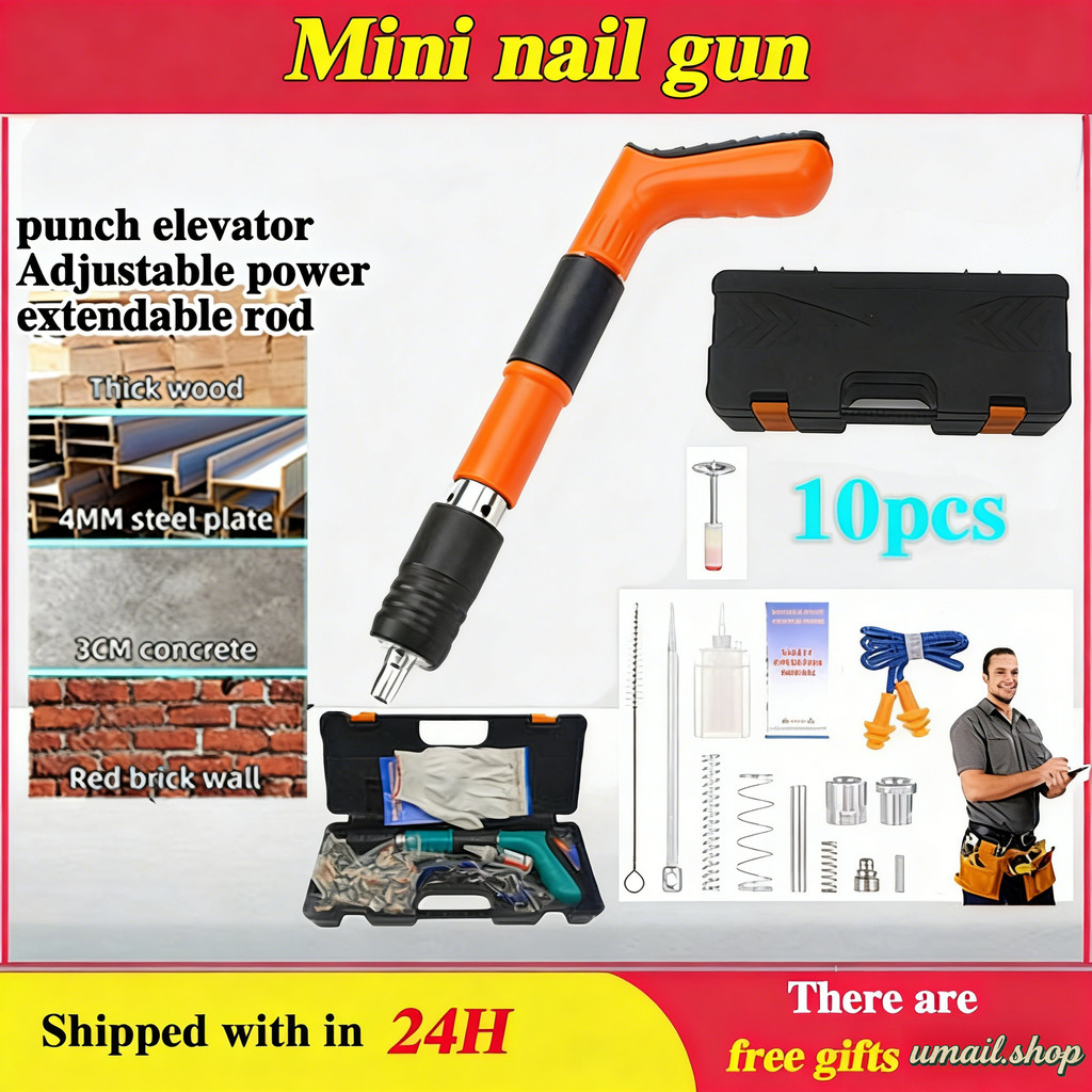 Mini Stampset T500 Alat Tembak Paku Beton untuk Dinding Semen