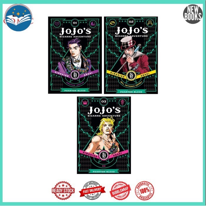 JoJo's Bizarre Adventure (3 book series)