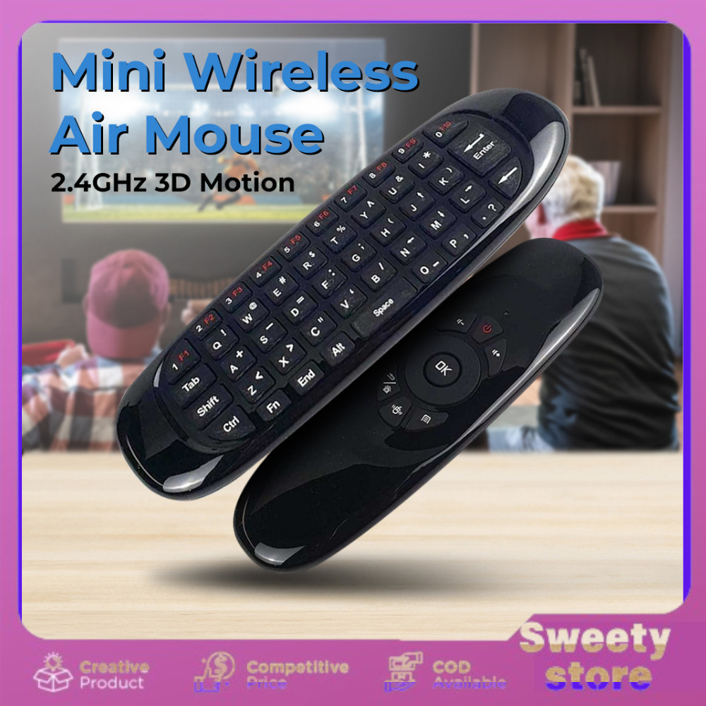 Air Remote Mouse Wireless Keyboard untuk TV BOX Laptop Smart TV Remot Smart TV 2.4GHz - CL120