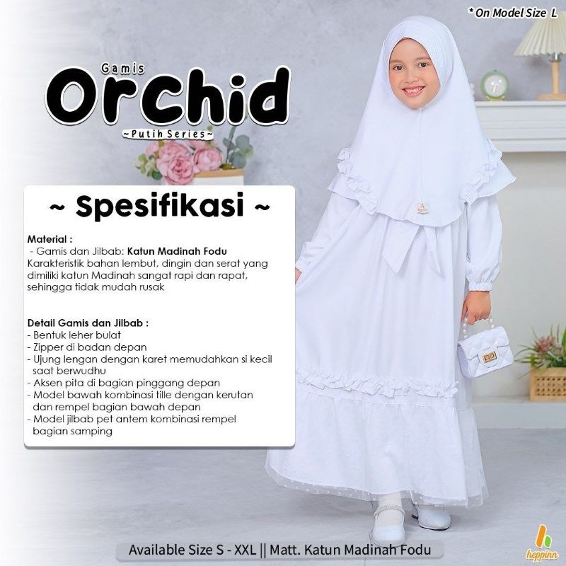 FICIEKUNZEX Gamis Putih Manasik Anak Qilla, Baju Anak Muslim Dress Anak Balita TK SD 4 8 10 tahun