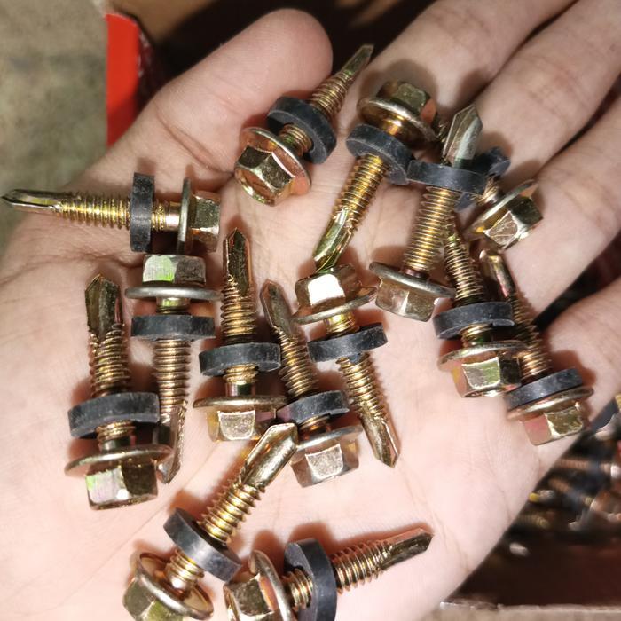 Sekrup Roofing 12 x 25 isi 400pcs