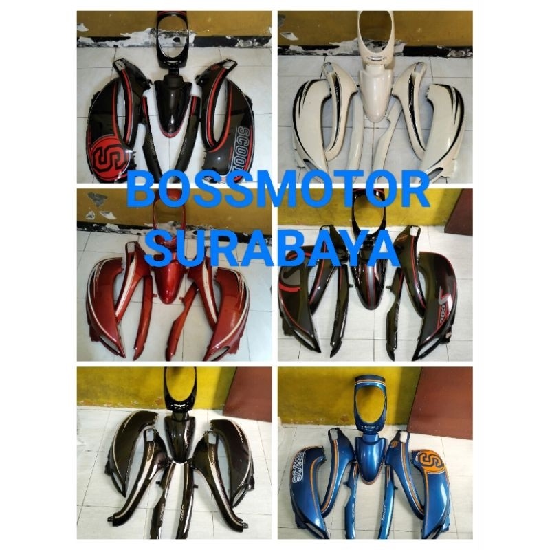 Cover body set scoopy fi 2013 2014 2015 2016 set body scoopy  fi lama