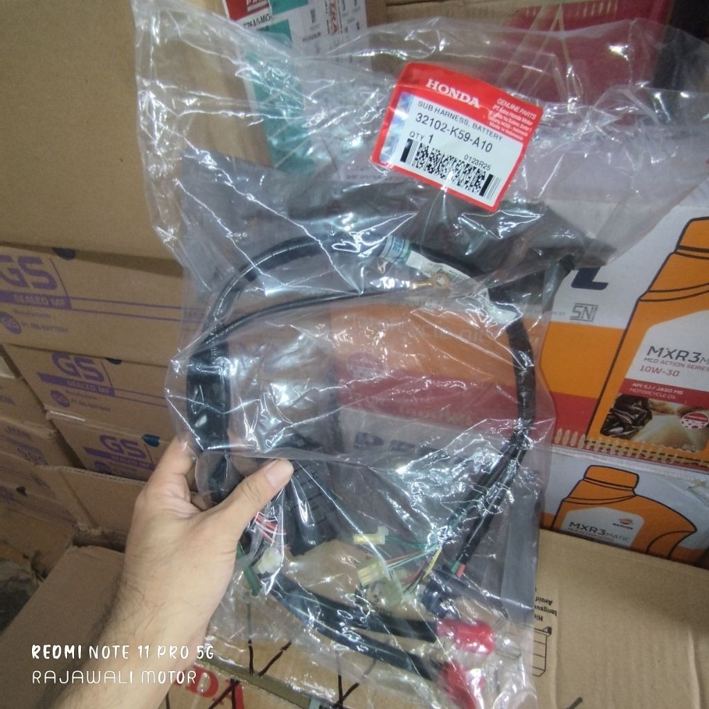32102-K59-A10 Kabel aki / Kabel Battre (Sub Harness) Honda Vario 150 K59 AHM Original