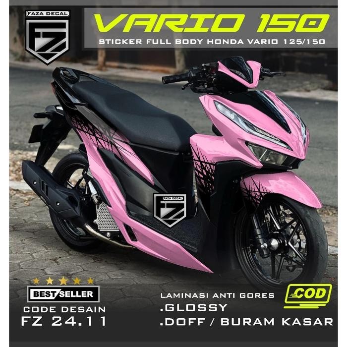 (COD)Decal stiker VARIO 125/150 NEW Full Body Simpel grafis - Sticker vario 125/150 2017 2018 2019 F