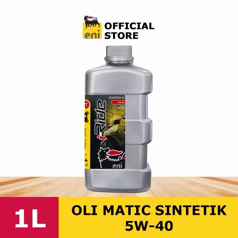 Oli Eni Iride Moto Scooter ID 5W-40 1L Oli Motor Matic Agip/Eni , Oli Vespa Matic