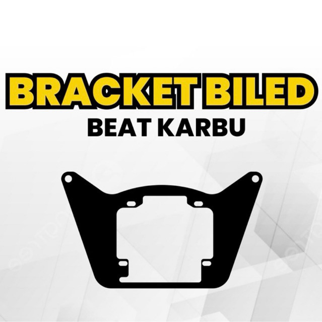 Breket Lampu Biled Projie 2,5inch Beat karbu