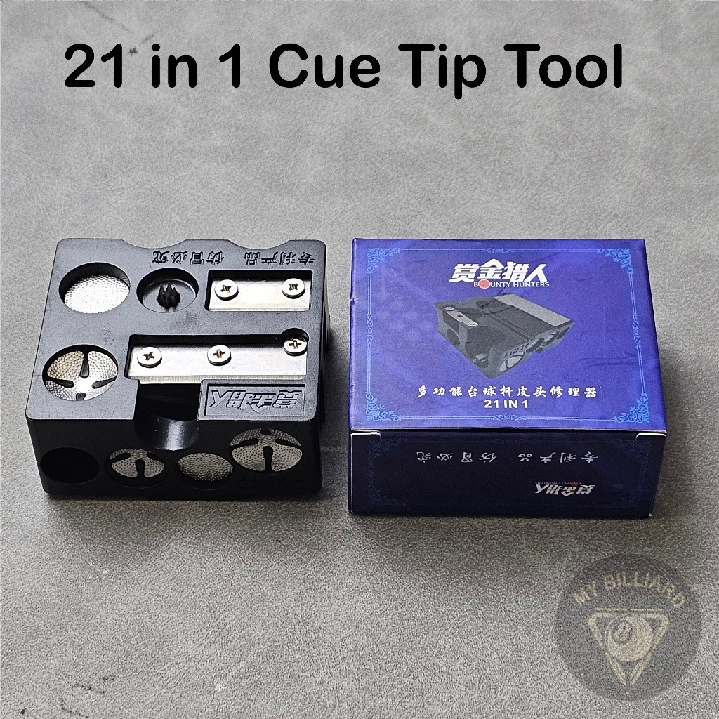 21IN1 Multifungsi Perawatan Stik Billiard  Cue Tip Repair Tool Multifungsi Alat Reparasi Stick Billi