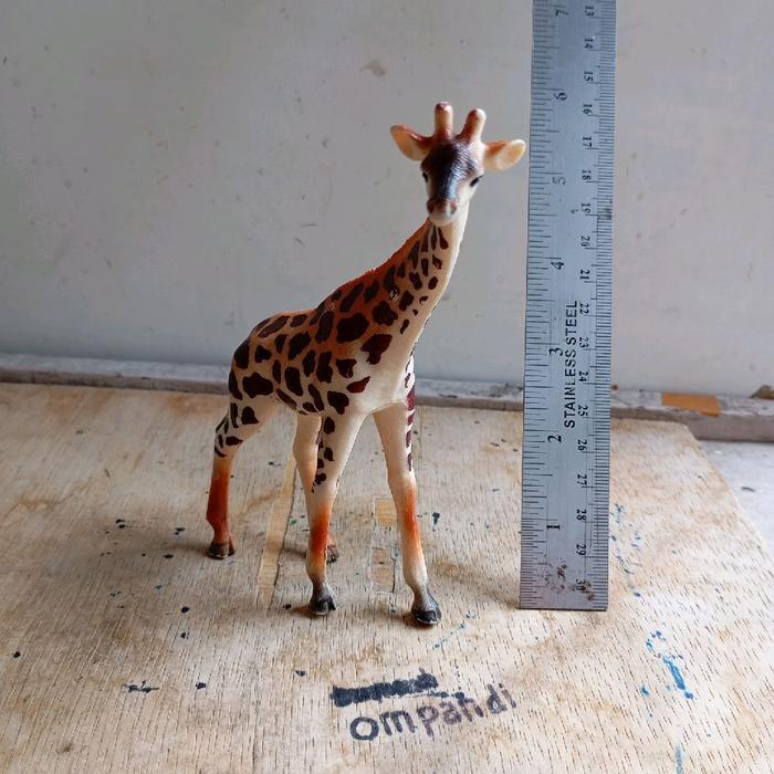 satwa hewan jerapah china Mainan Loose