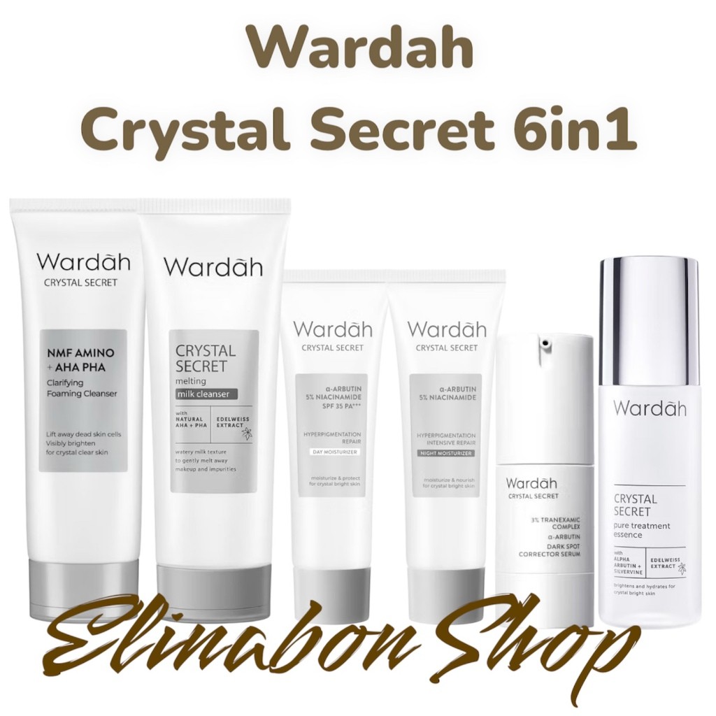 Wardah Crystal Secret paket 6in1