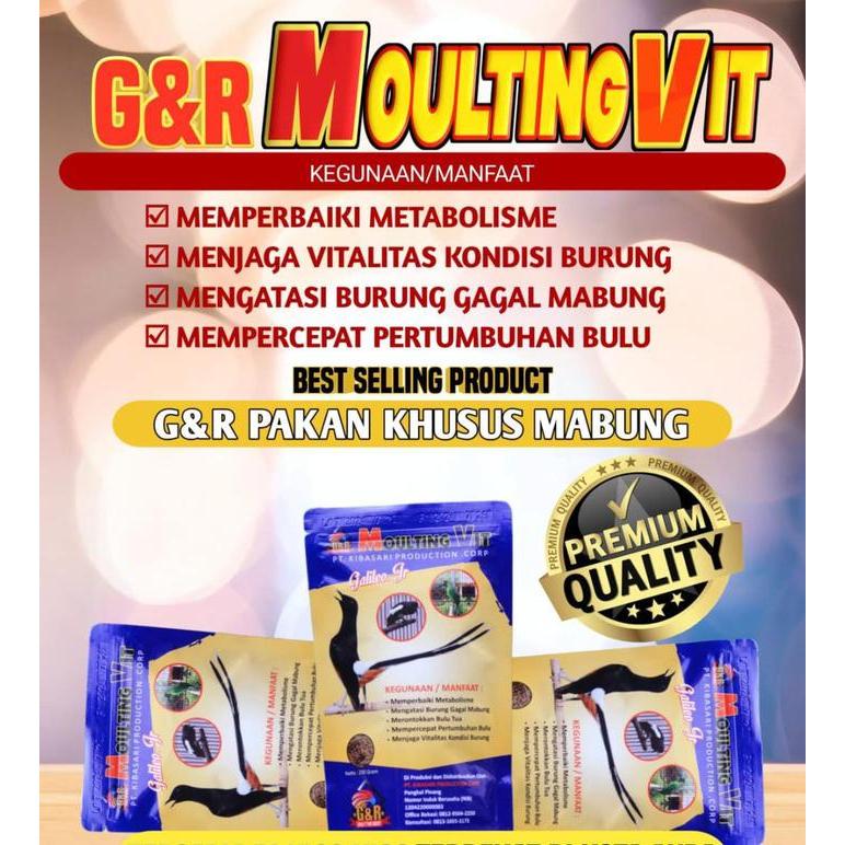 kedai 45 PAKAN BURUNG VOER G&R MOULTING VIT VOER GNR MOULTING VIT VOER MABUNG BURUNG KICAU MURAI CEN
