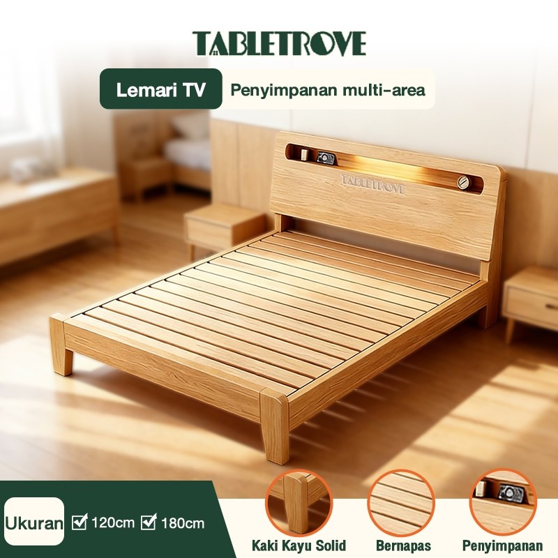 TABLETROVE Dipan Kayu Minimalis Dipan Tempat Tidur Dipan Tempat Tidur Dipan Minimalis Tempat Tidur
