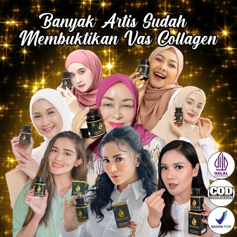 GAMAT EMAS PEMUTIH GAMAT EMAS VAS COLLAGEN ASLI ORIGINAL KSPSUL HERBAL BPOM 100% ORI