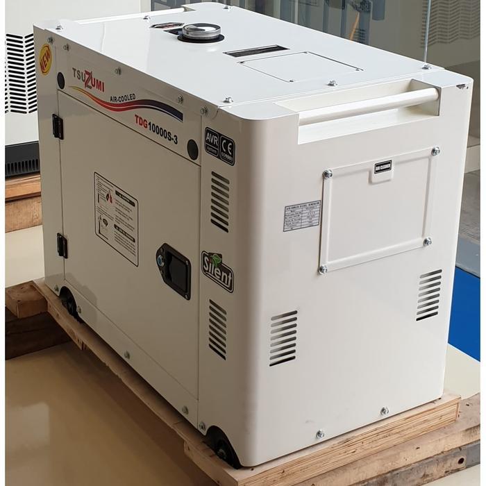 Silent diesel genset 7500 watt 3 phase Tsuzumi Japan TDG 10000 S-3