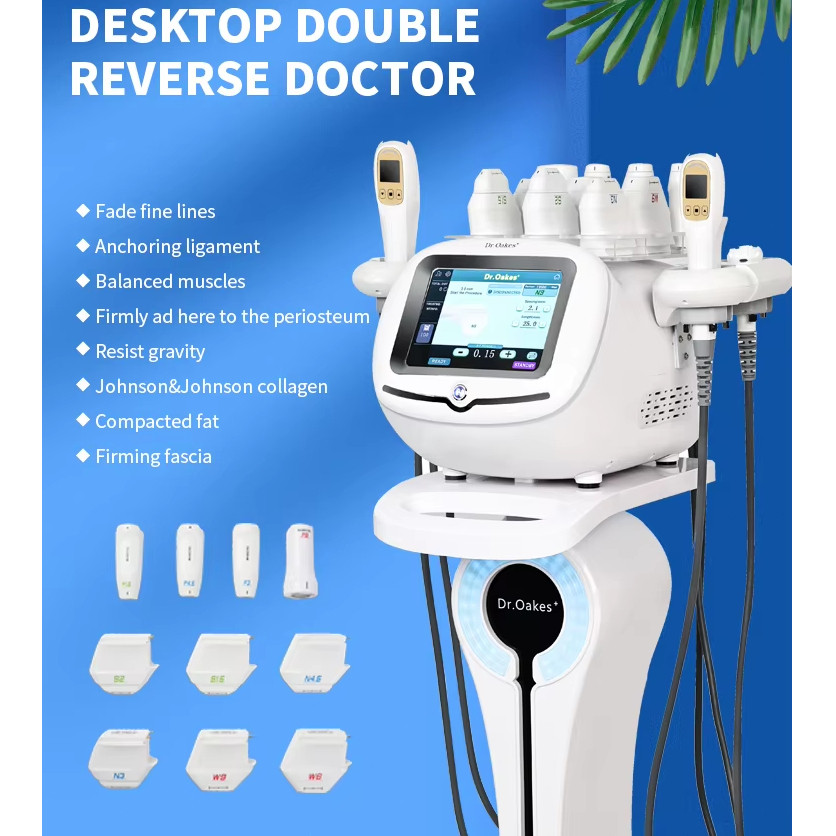 Portabel K2 9D HIFU Dual Technology Face ultrasound 7D hifu alat hifu wajah korean ultraformer Anti 