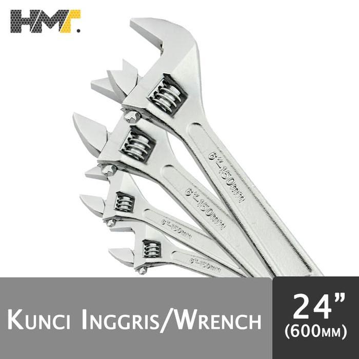 SANDS Adjustable Wrench / Kunci Inggris, 24" (600mm) GERMAN QUALITY